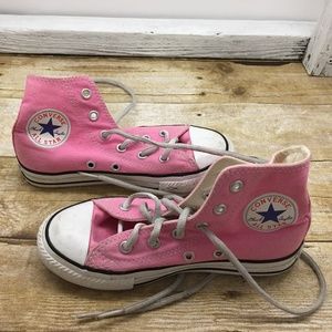 Girls Pink (CONVERSE ALL-STARS Shoes) Youth  Sz 13